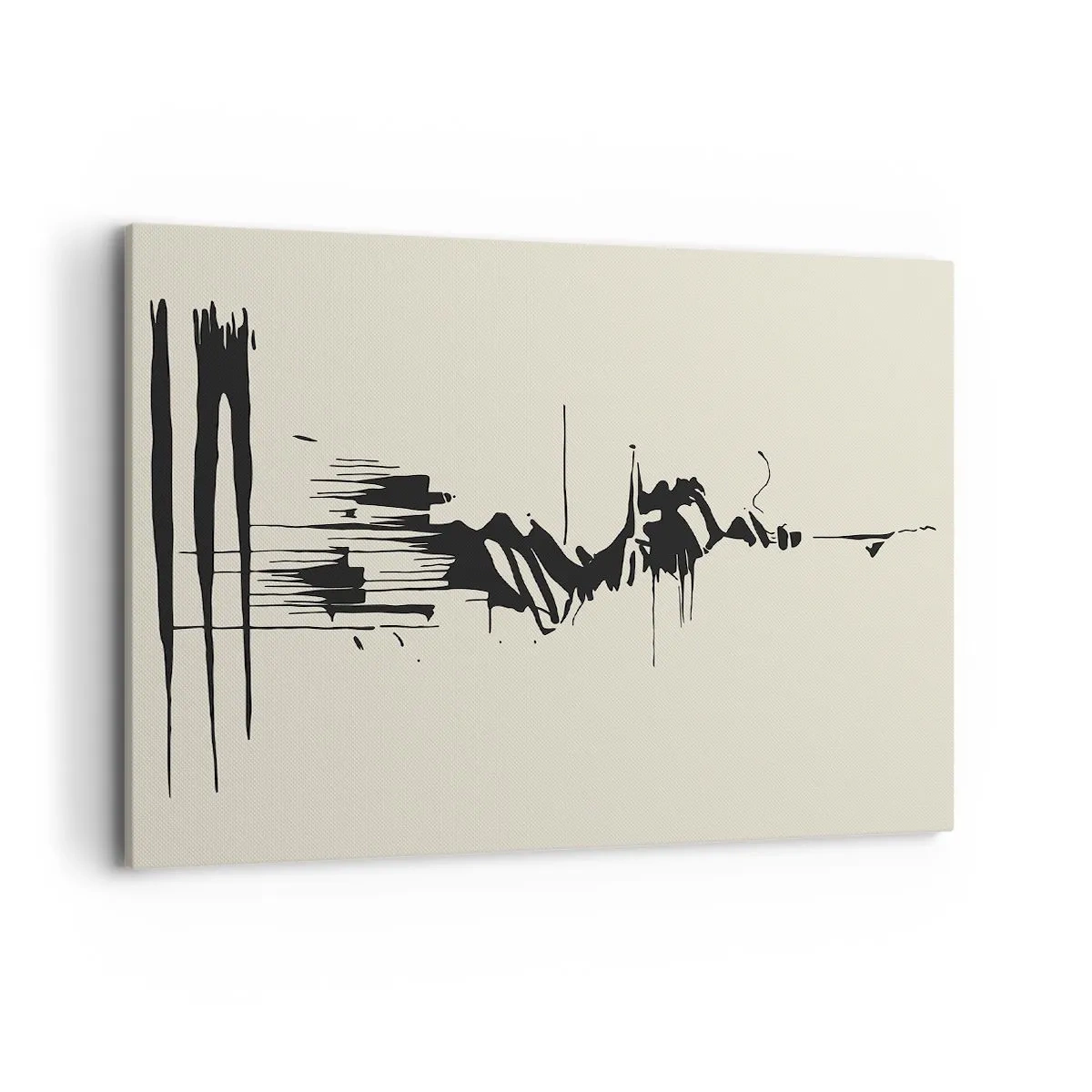 Vászonkép - Sietős absztrakció - 100x70 cm