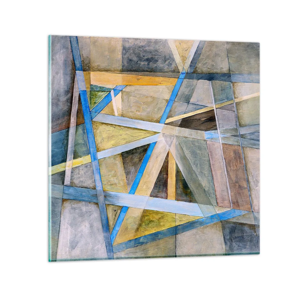 Üveg kép - Egyenesen vagy átlósan? - 30x30 cm