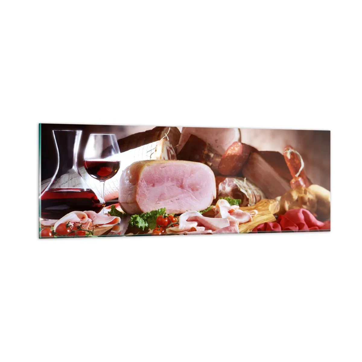Üveg kép - Kulináris álom kancsóval - 90x30 cm