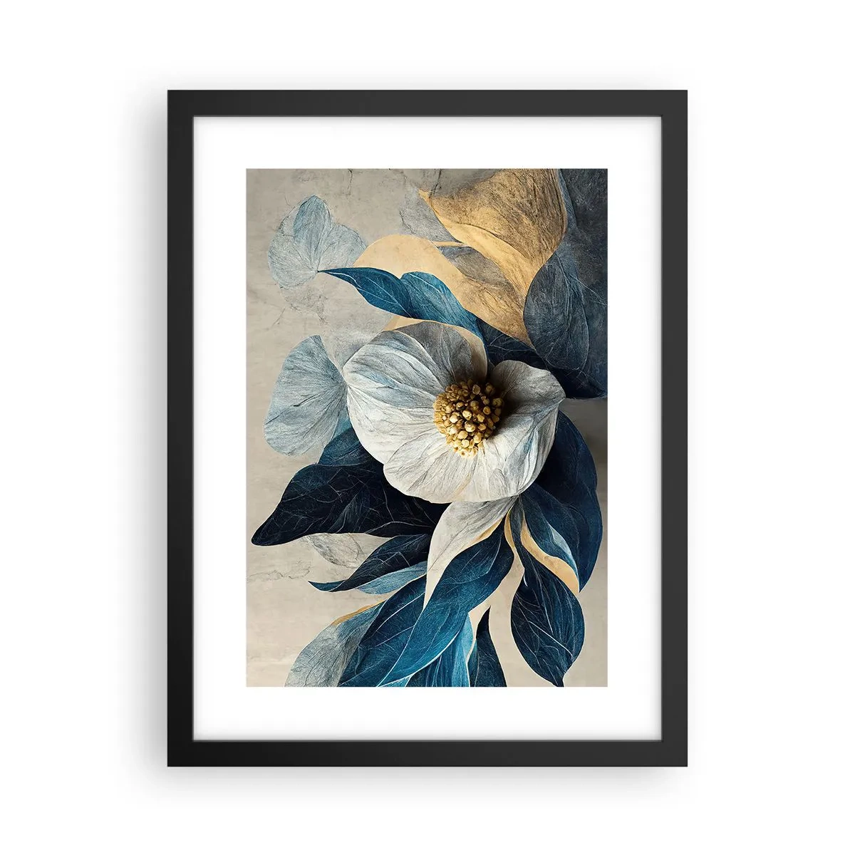 Poszter fehér keretben - Arany szíve van - 30x40 cm