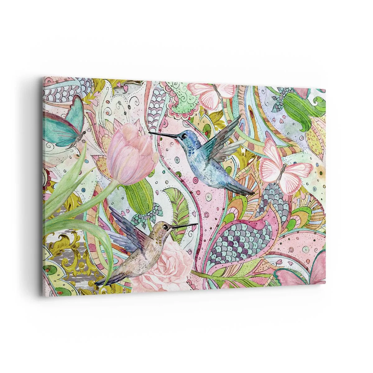 Vászonkép - Szőlőbe gabalyodva - 100x70 cm