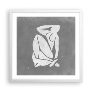 Poszter fekete keretben - Álmélkodásban - 50x50 cm