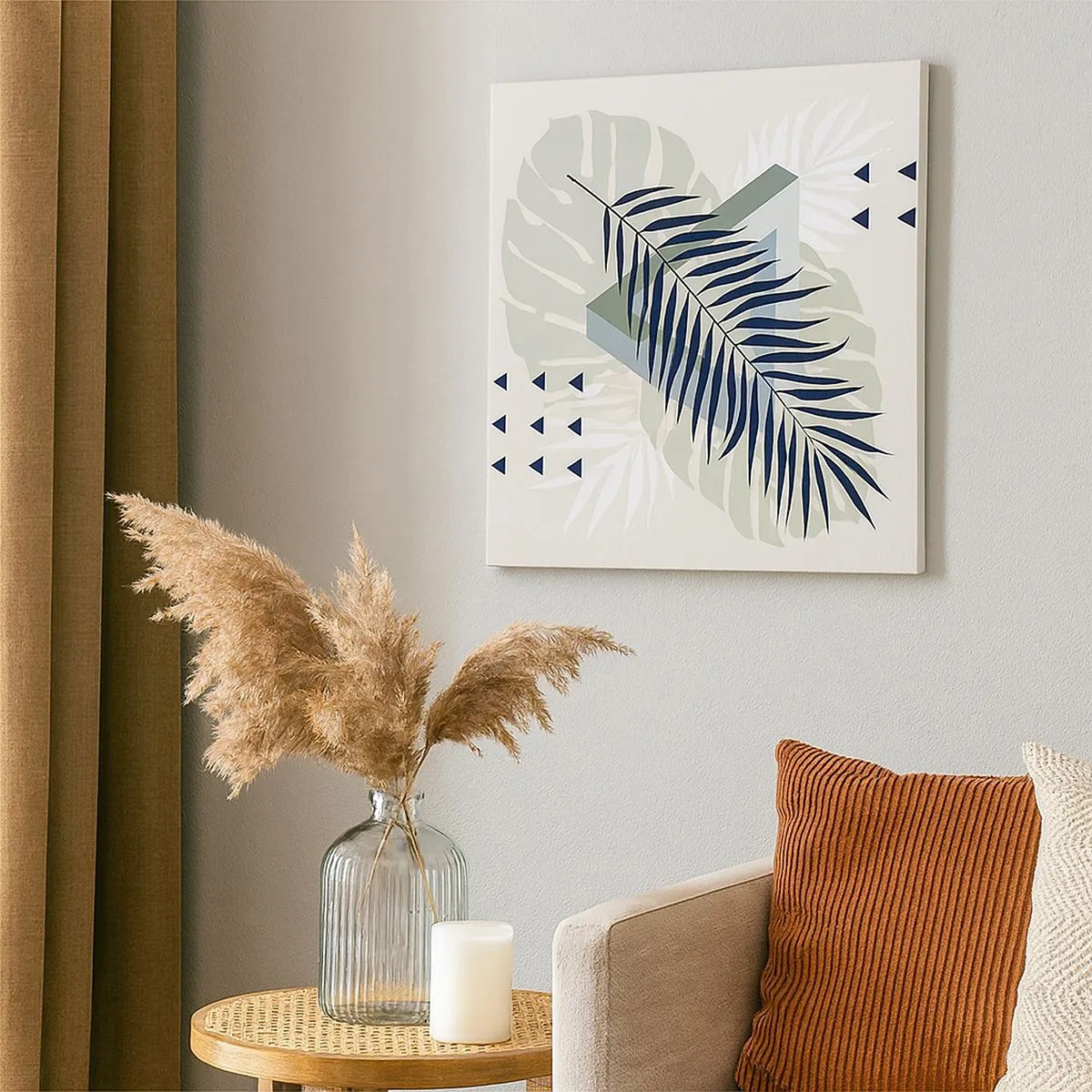 Vászonkép - Természet és geometria – két rend? - 30x30 cm