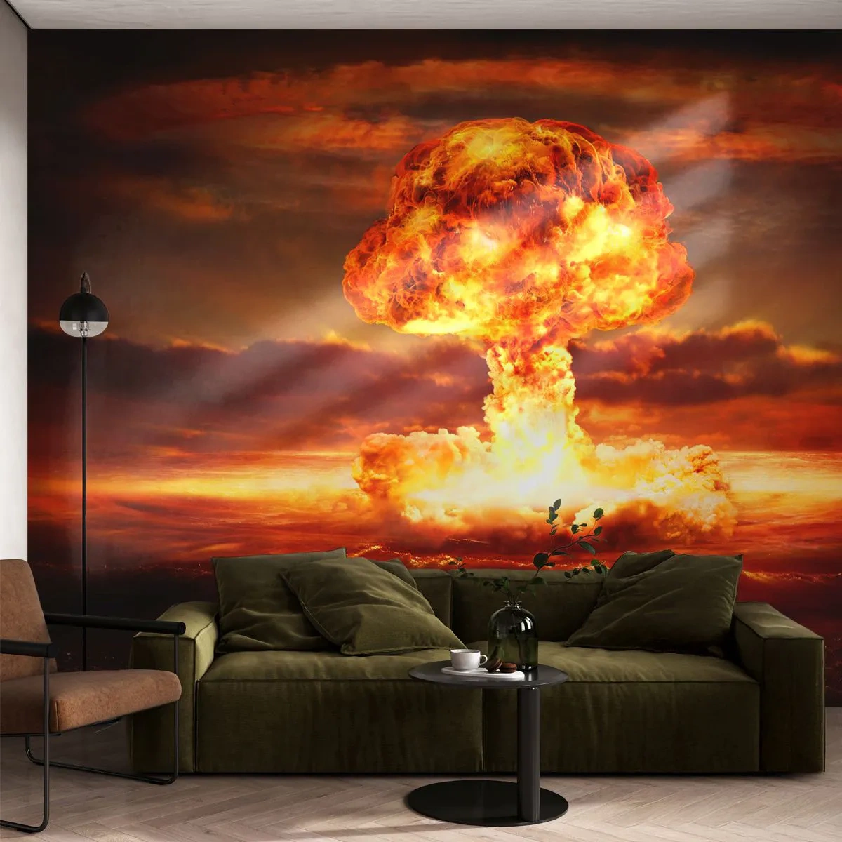 Fotótapéta Standard Eco - És eljön a vég - Atombomba, Katonai, Grafika - 200x140 cm
