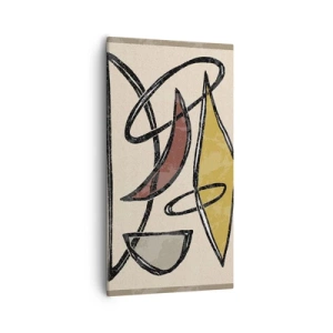 Vászonkép - Függőlegesek és vízszintek - 55x100 cm