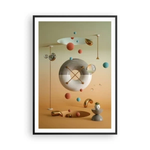 Poszter fehér keretben - Bármi megtörténhet - 70x100 cm