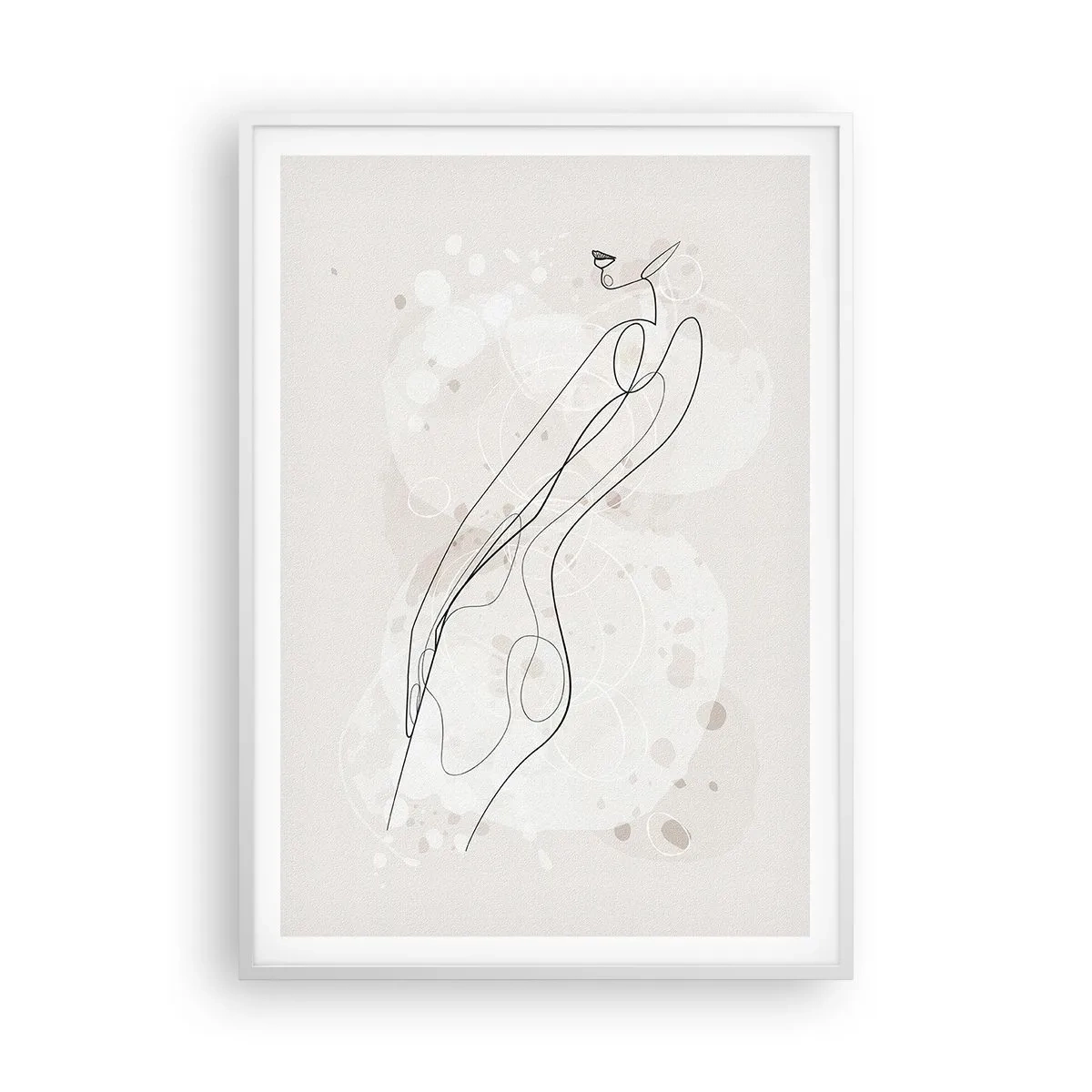 Poszter fekete keretben - Eltévedni nézésben - 70x100 cm