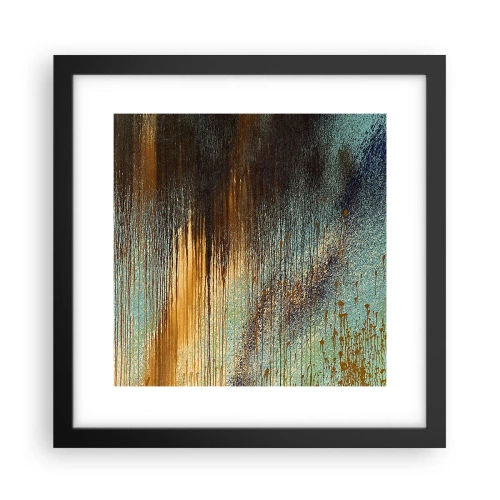 Poszter fehér keretben - Egy nem véletlen színes kompozíció - 30x30 cm