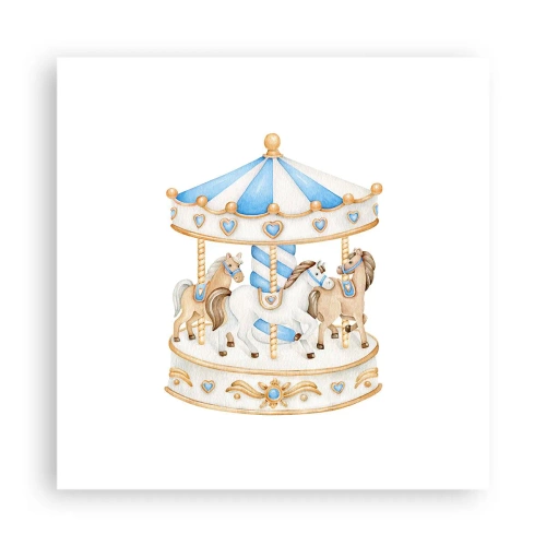 Poszter - Édes gyermekkor - 40x40 cm