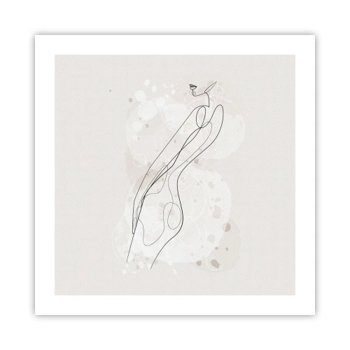 Poszter - Eltévedni nézésben - 50x50 cm