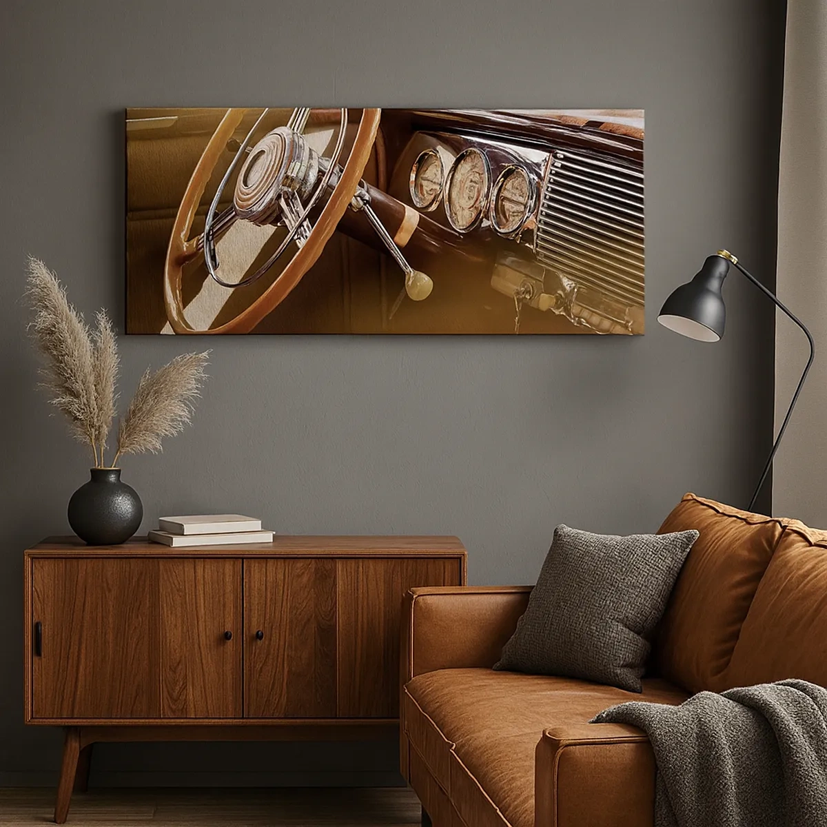 Vászonkép - Múlt luxusnak a fuvallata - 30x30 cm