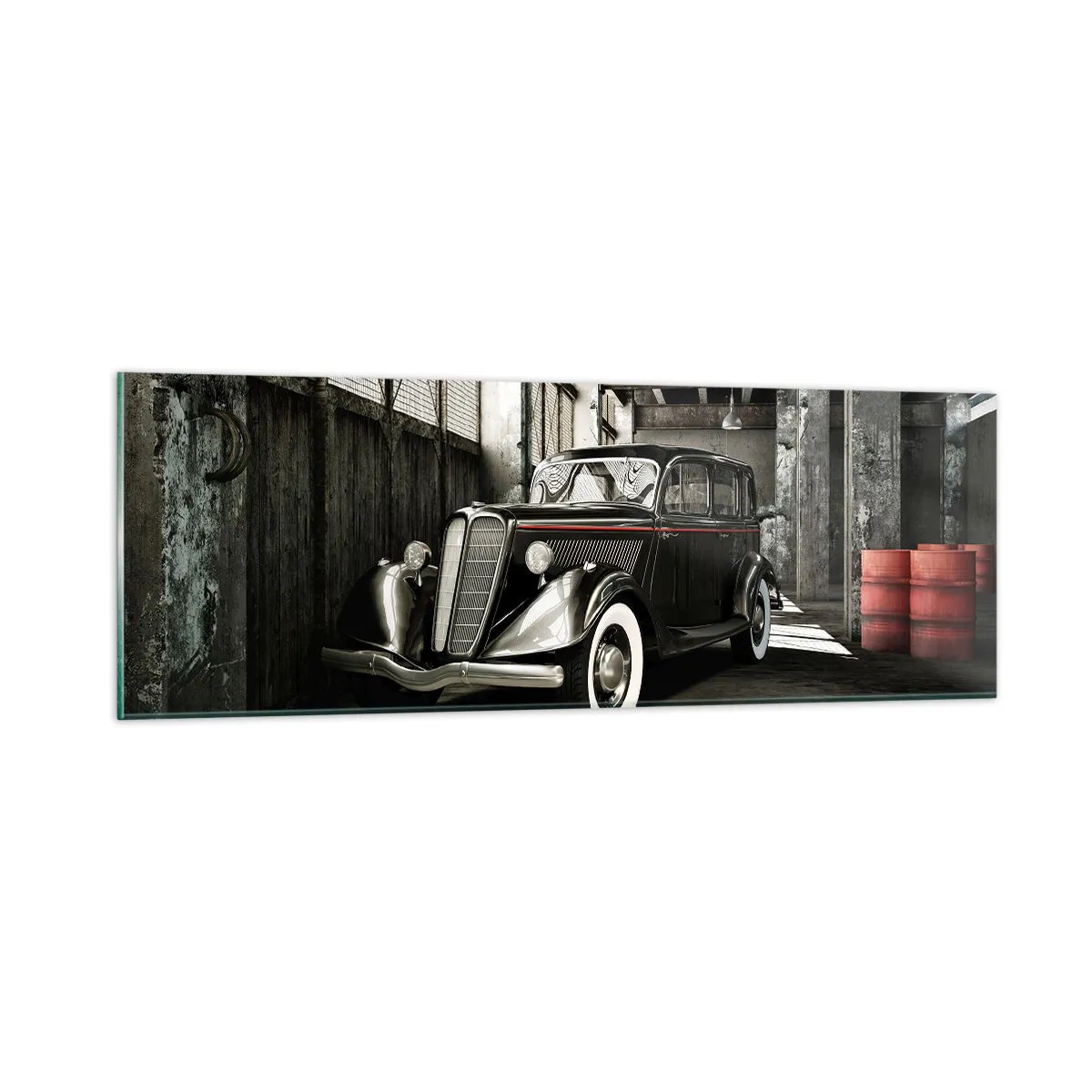 Üveg kép - Az 30-as évek örök eleganciája - 90x30 cm