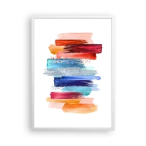 Poszter fekete keretben - Fel és le - 50x70 cm