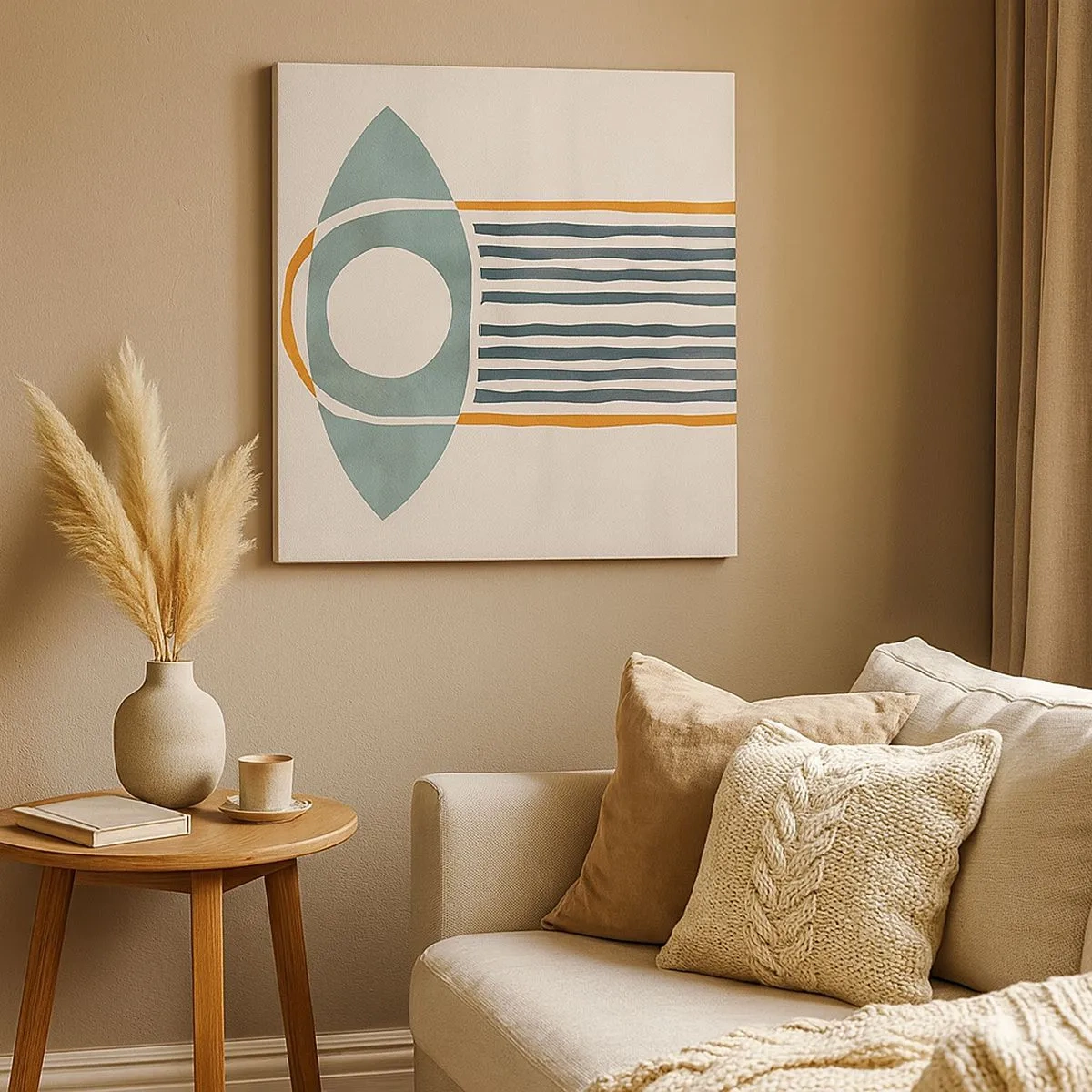 Vászonkép - Jelek és rituálék - 30x30 cm