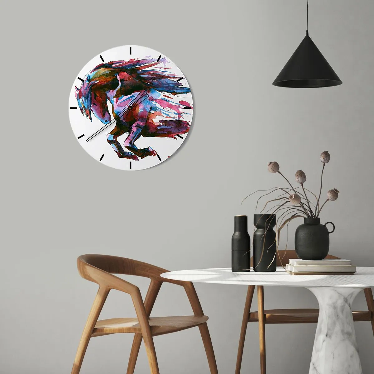 Falióra, Óra - Az elragadtatásban - 30x30 cm