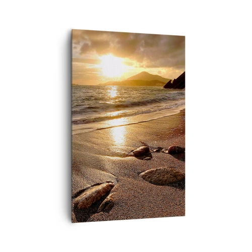 Vászonkép - Kövesd a napot a dombok felé - 80x120 cm