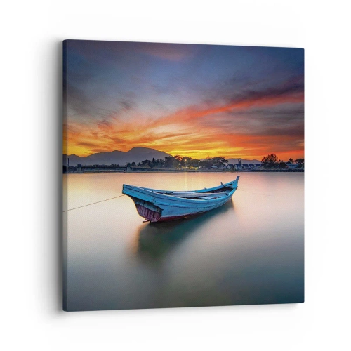 Vászonkép - Jó éjszaka jön - 40x40 cm