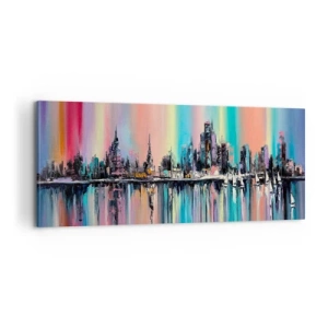 Vászonkép - Lejönni az éjszaka fényében - 100x40 cm