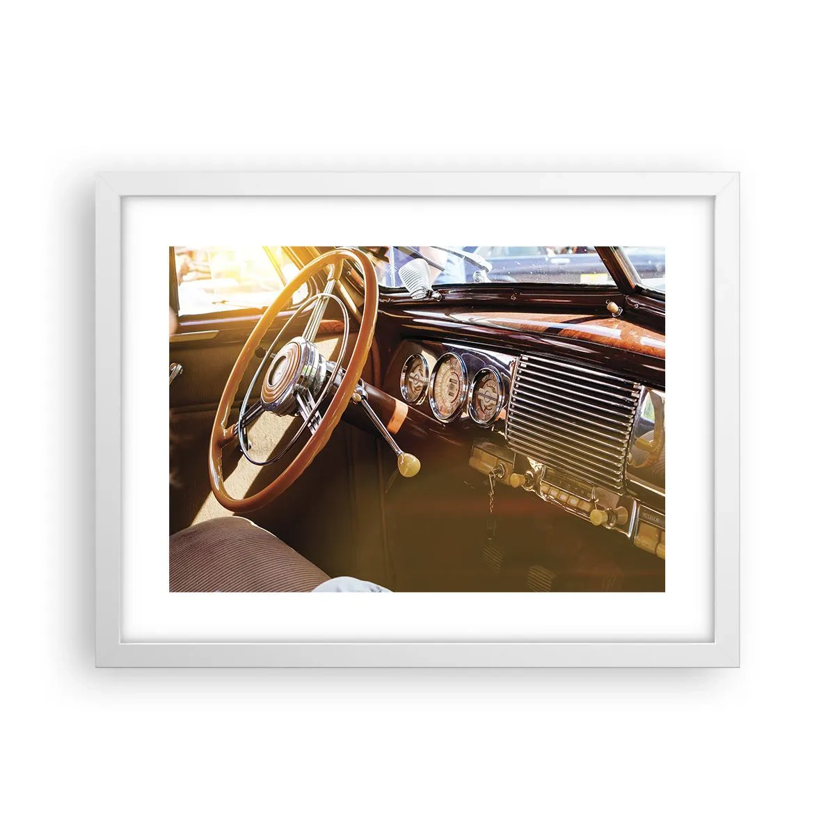 Poszter fekete keretben - Múlt luxusnak a fuvallata - 40x30 cm