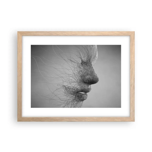 Poszter világos tölgy keretben - A szél szelleme - 40x30 cm