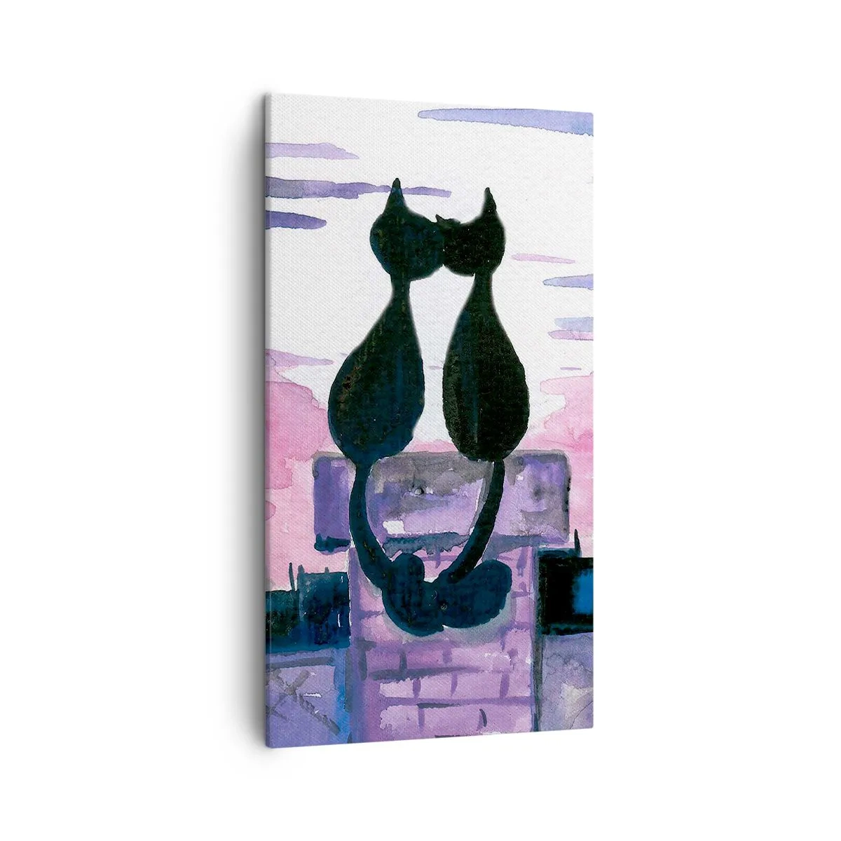 Vászonkép - Rendez-vous a holdfénynél - 45x80 cm