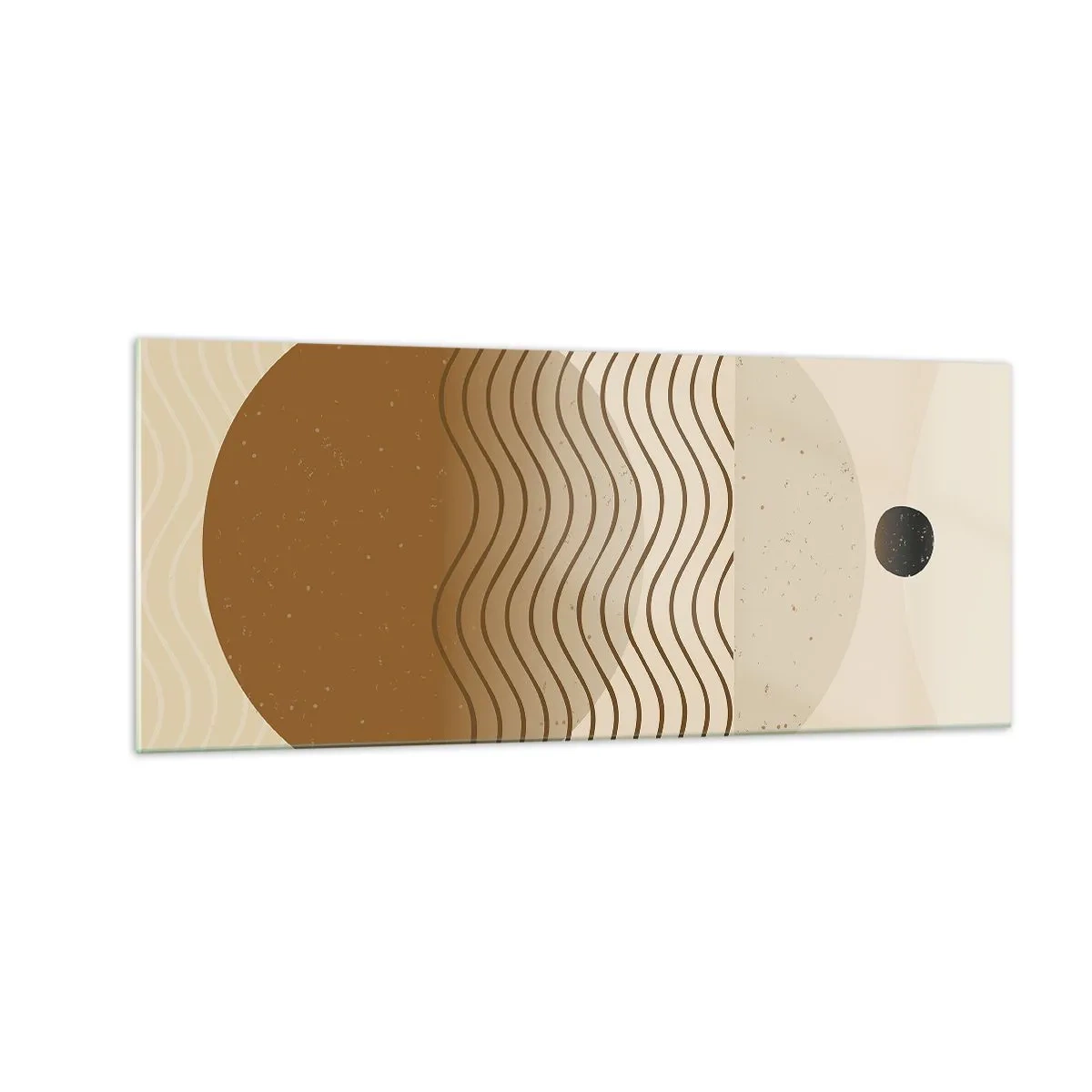 Üveg kép - A geometriai formák eredetéről - 100x40 cm