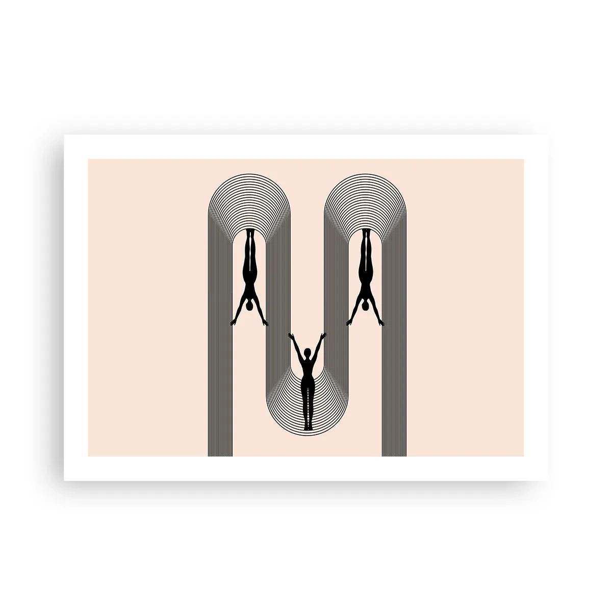 Poszter - Fejjel lefelé - 70x50 cm