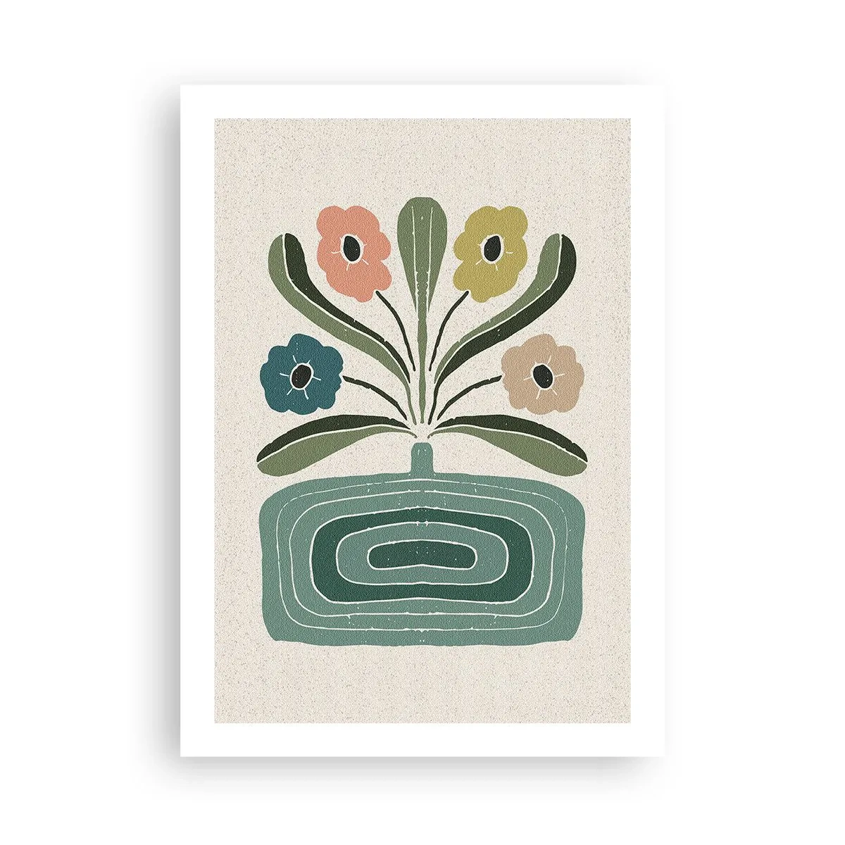 Poszter - Szimmetrikus csokor - 50x70 cm