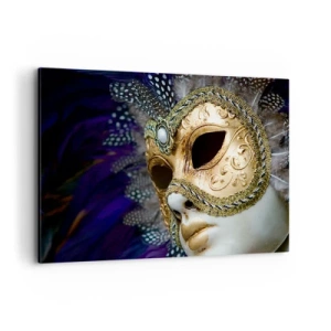 Vászonkép - Velencei portré aranyban - 100x70 cm