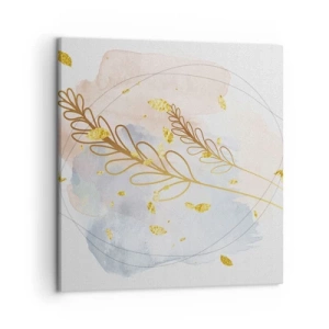 Vászonkép - Aranyszínű fuvallat - 50x50 cm