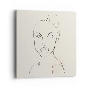 Vászonkép - Az érzékiség körvonala - 30x30 cm