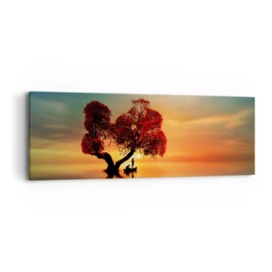 Vászonkép - A világtalanság csendje és az eltávoldotak - 90x30 cm