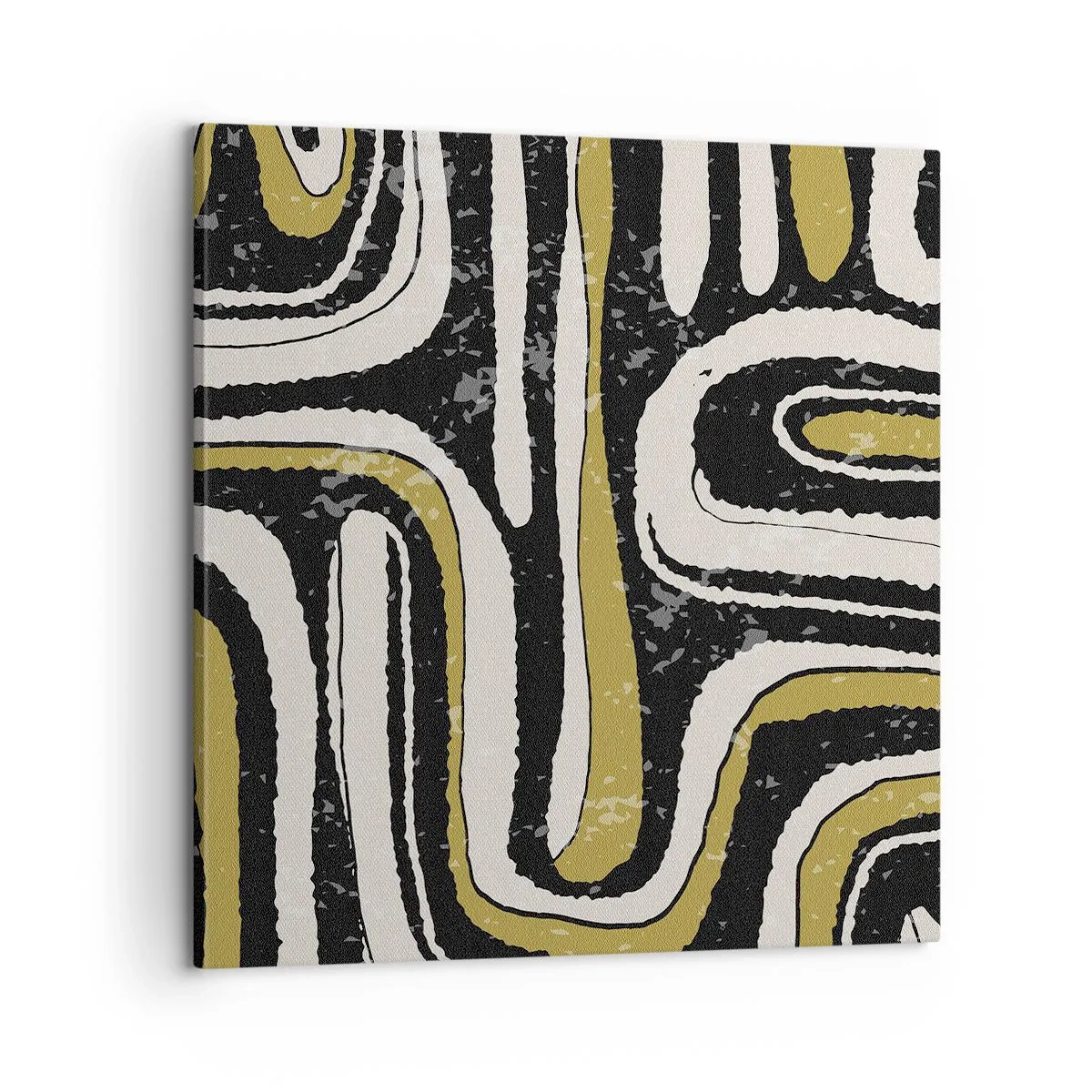 Vászonkép - Kompozíció: traktusok és sikátorok - 60x60 cm