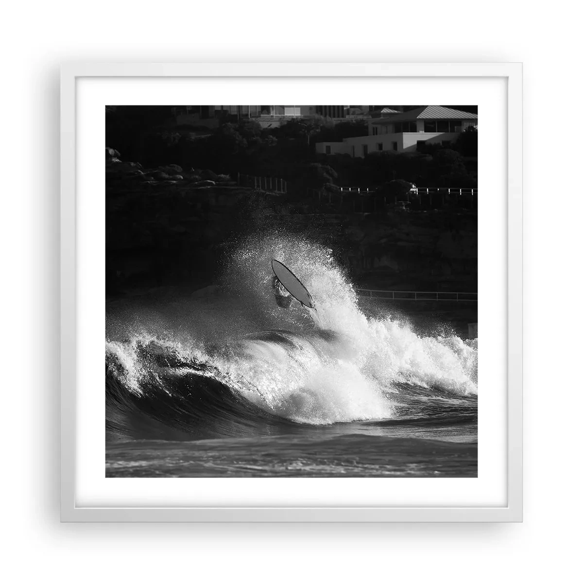 Poszter fekete keretben - Kihívás elfogadva! - 50x50 cm