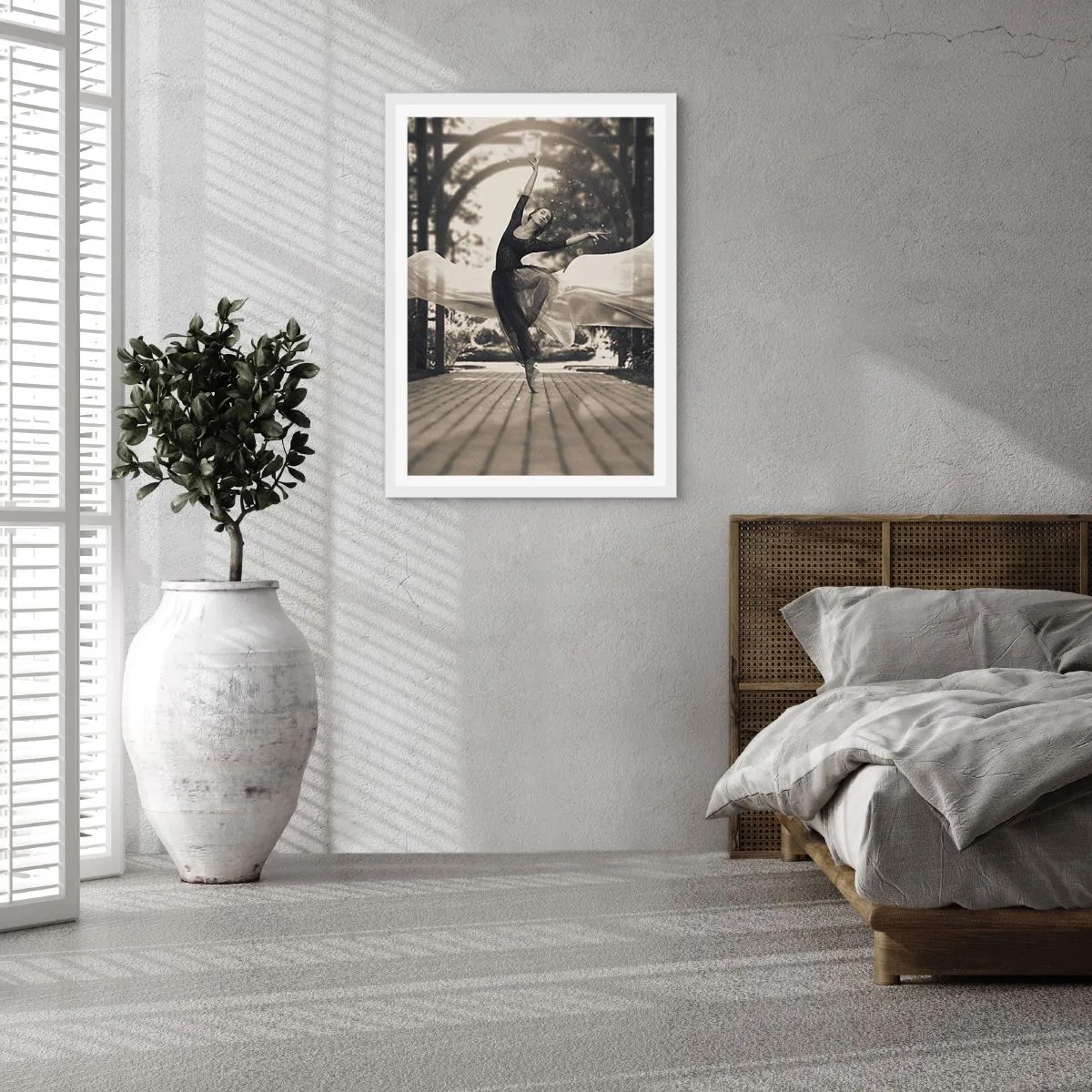 Poszter fekete keretben - A kerti szellem tánca - 61x91 cm