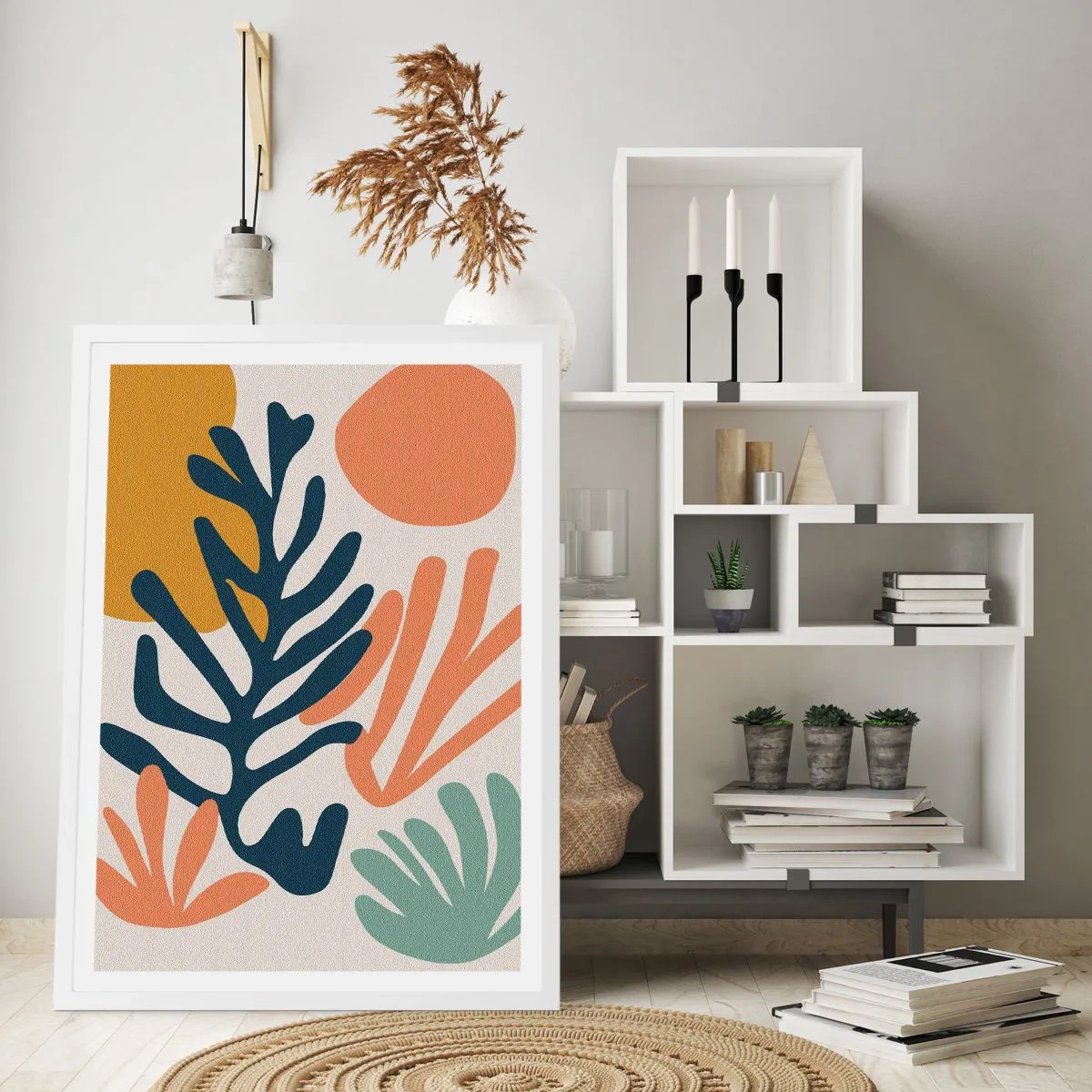 Poszter fekete keretben - Koralltengerek - 50x70 cm
