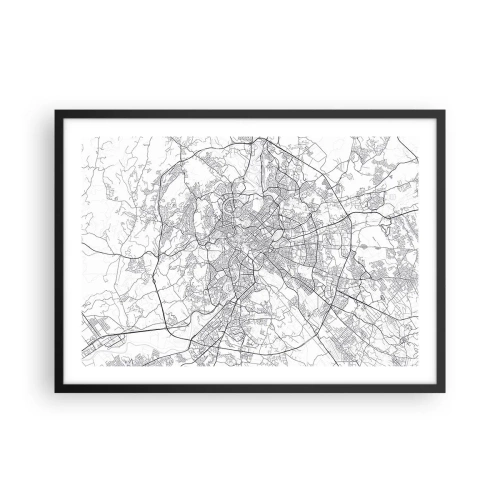 Poszter fehér keretben - Római kör - 70x50 cm