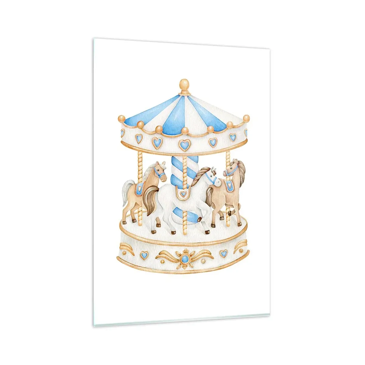 Üveg kép - Édes gyermekkor - 80x120 cm