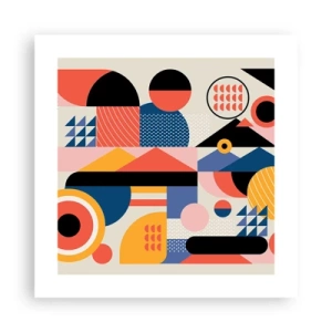 Poszter - Összetétel: játszadozzunk - 40x40 cm