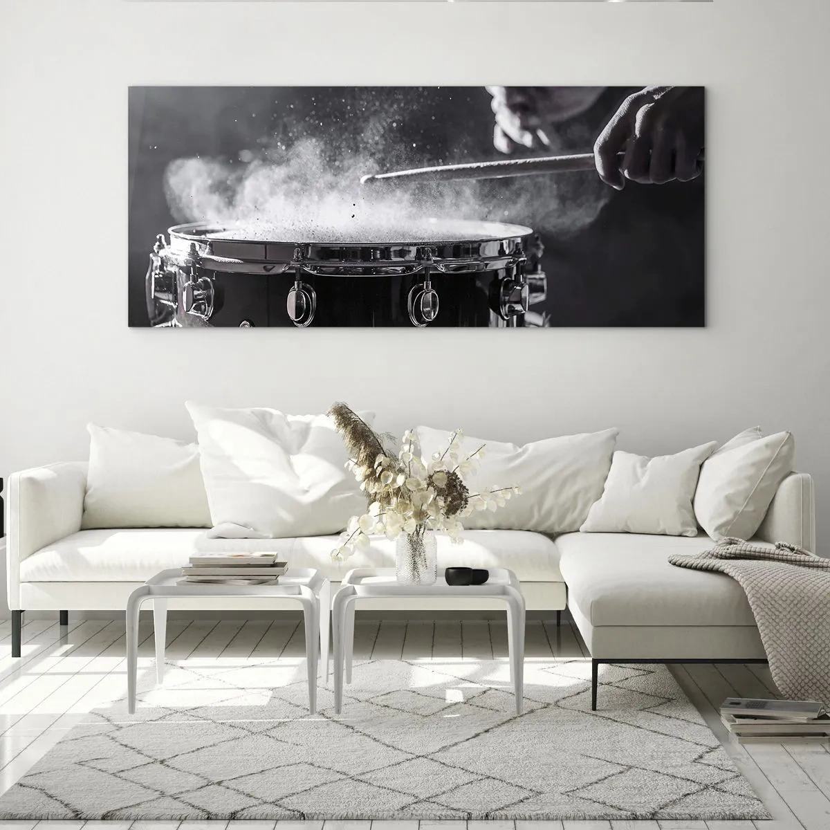 Üveg kép - A zene pulzusa - 140x50 cm