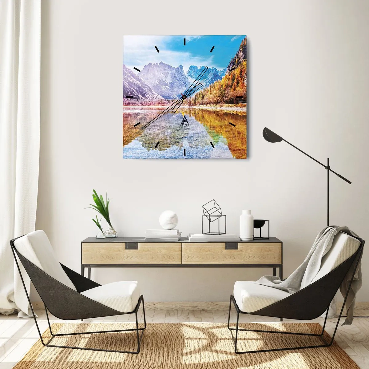 Falióra, Óra - És már ősz van a hegyekben - 30x30 cm