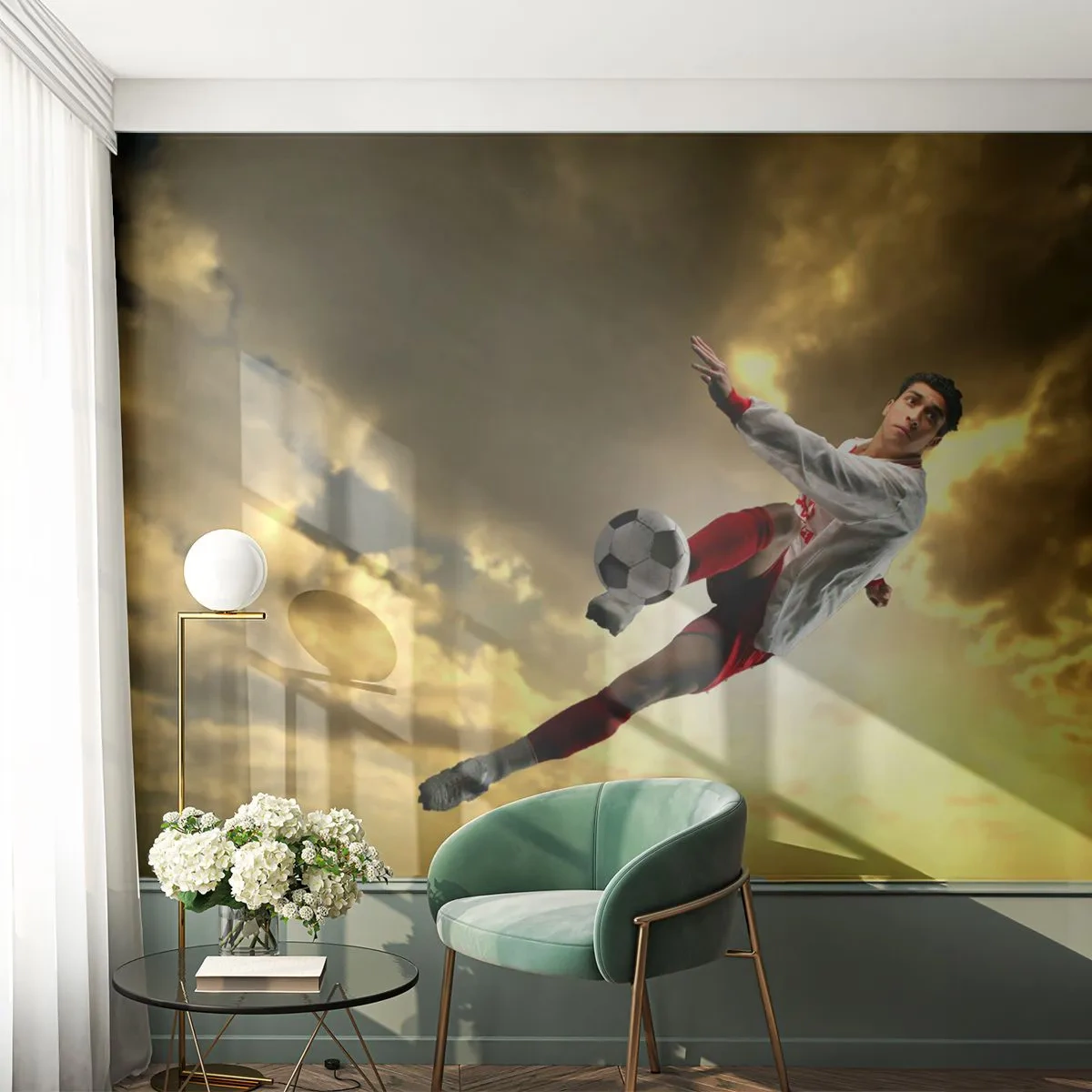 Fotótapéta Premium Sand - Futball Mennyország - Sport, Labdarúgó, Futball - 100x70 cm