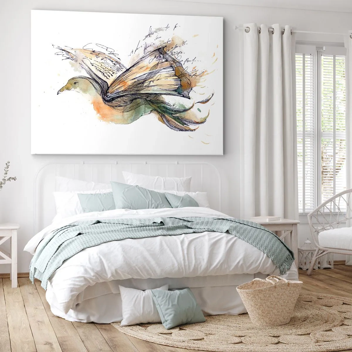 Vászonkép - A költészet szárnyain - 100x70 cm