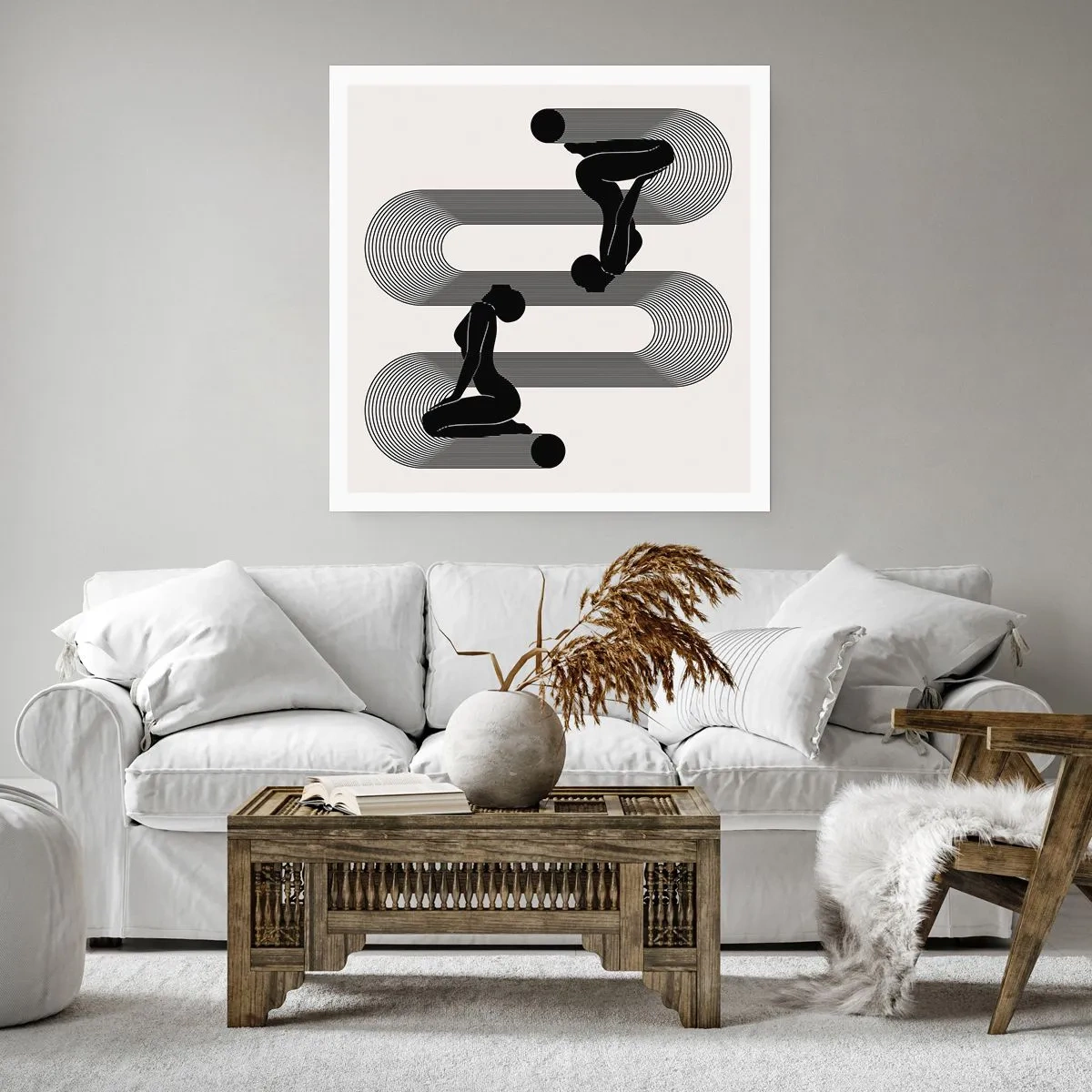 Poszter - Érzéki szimmetria - 60x60 cm