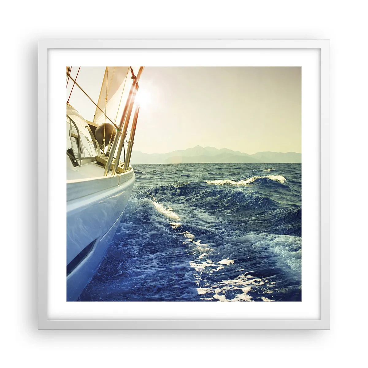 Poszter fekete keretben - A kalandhoz - 50x50 cm