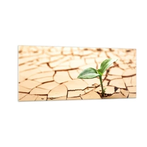 Üveg kép - Az élet fékezhetetlen ereje - 100x40 cm