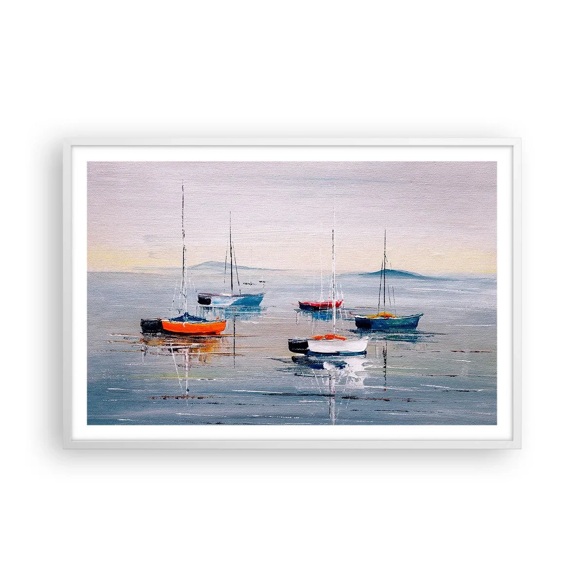 Poszter fekete keretben - Jól megérdemelt pihenés - 91x61 cm