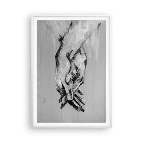 Poszter fekete keretben - Kezdet… - 70x100 cm