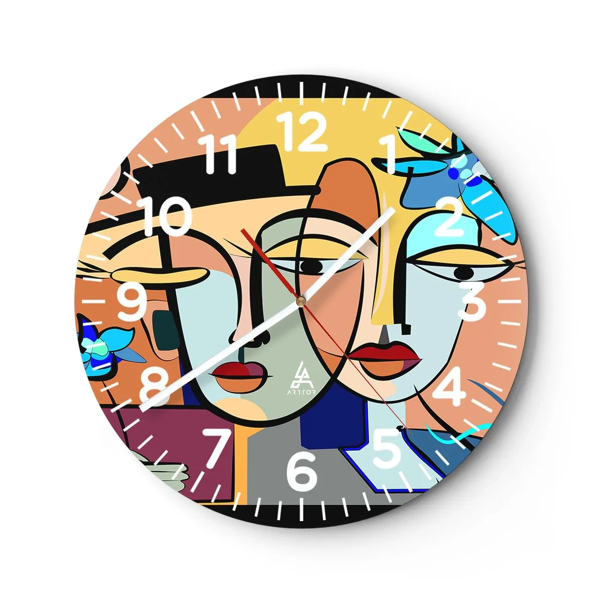 Falióra, Óra - Picasso randez vous - 40x40 cm