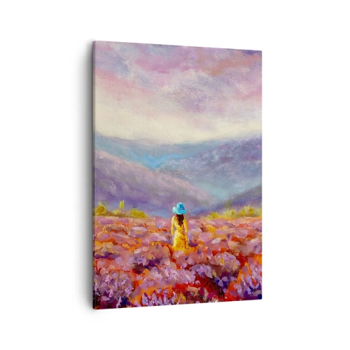 Vászonkép - A levendula világában - 50x70 cm